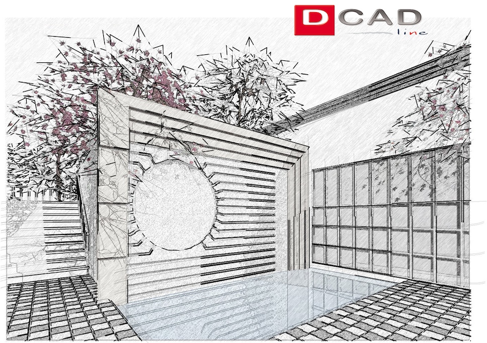 DCAD line background